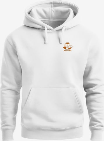 Neverless Sweatshirt 'Coffee & Crossaints' in Orange: Vorderseite