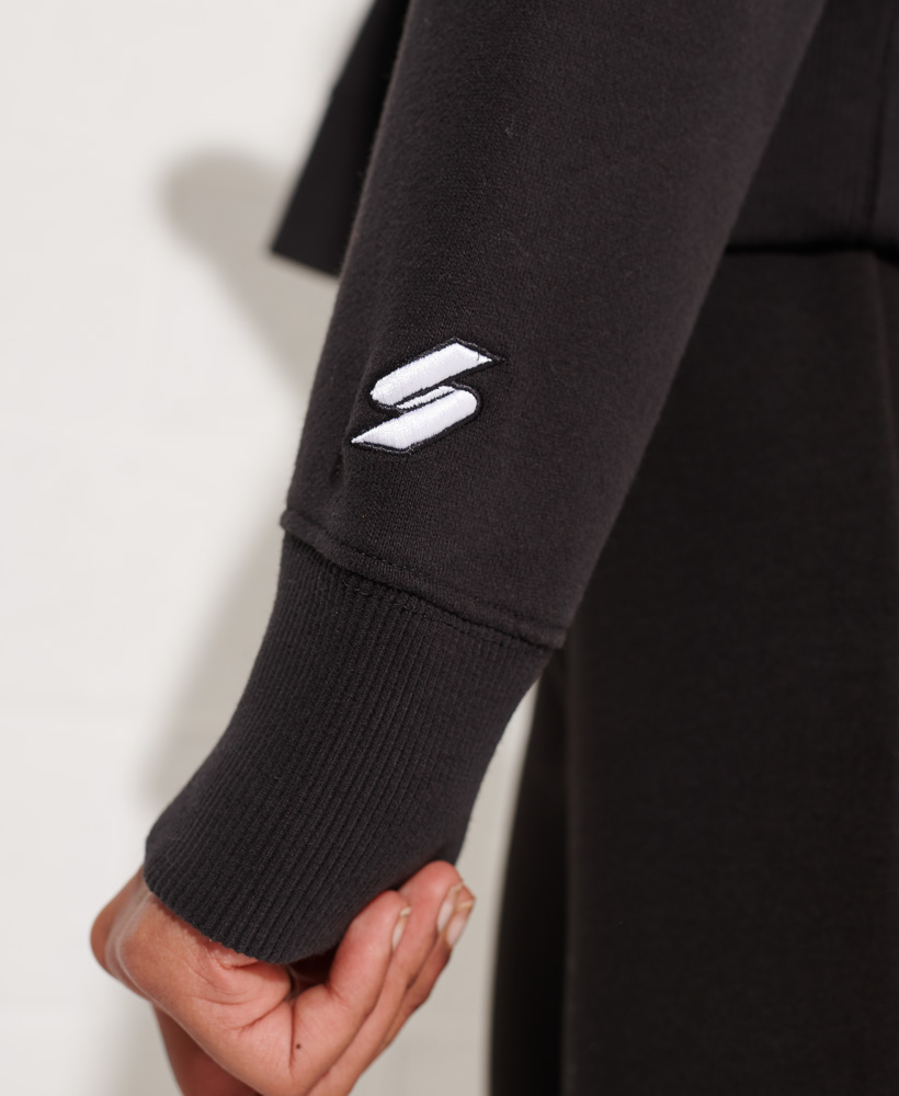 Plus size Odzież Superdry Bluzka sportowa w kolorze Czarnym 