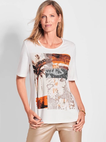 Goldner Shirt in Wit: voorkant