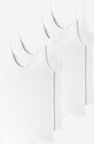 SCHIESSER Top '95/5' in White: front