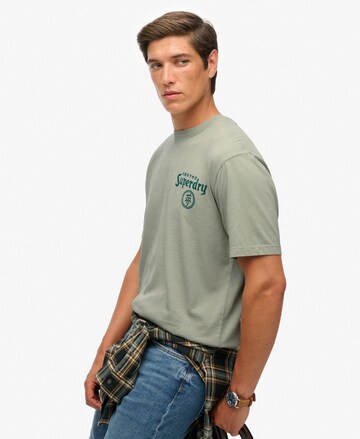 T-Shirt 'Tokyo Narrative' Superdry en gris