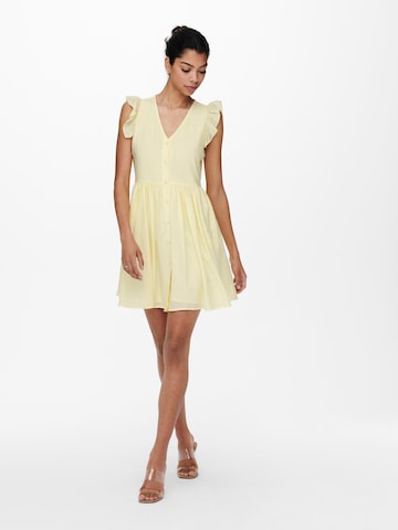 ONLY Košeľové šaty 'Anthea' - Žltá