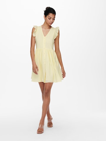 ONLY Shirt Dress 'Anthea' in Yellow