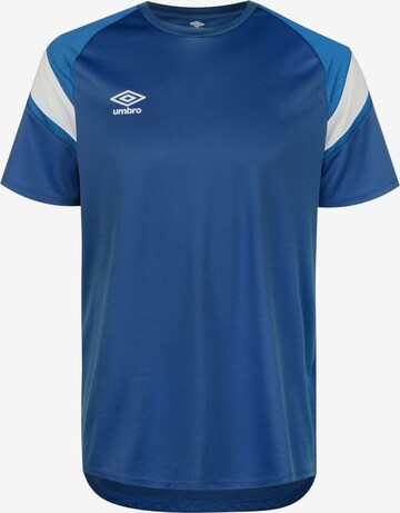 T-Shirt fonctionnel UMBRO en bleu : devant