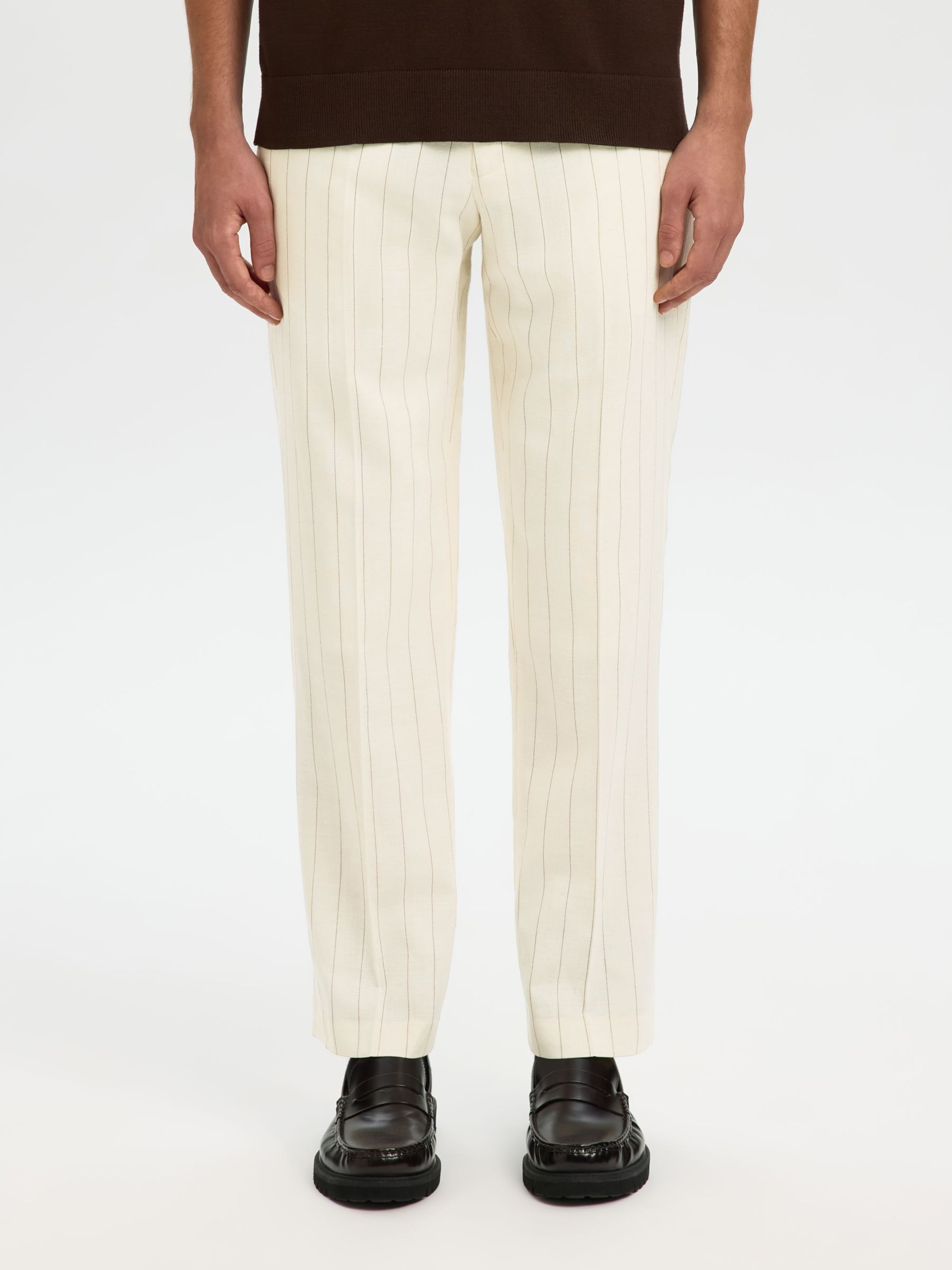 Regular Pantalon SELECTED en blanc