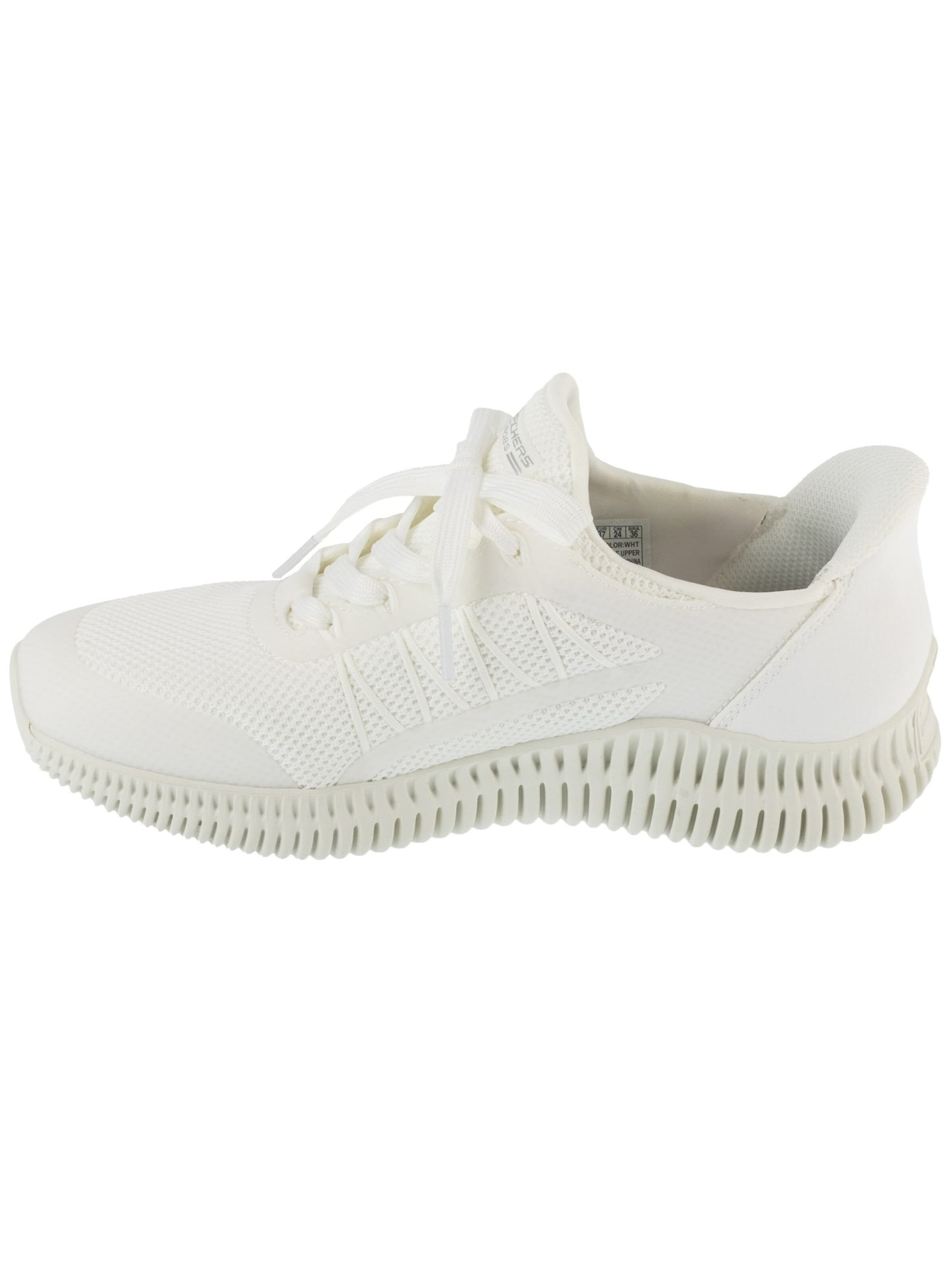 SKECHERS Sneakers laag 'Skechers Bobs Geo Lite - Divine Pace' in Wit