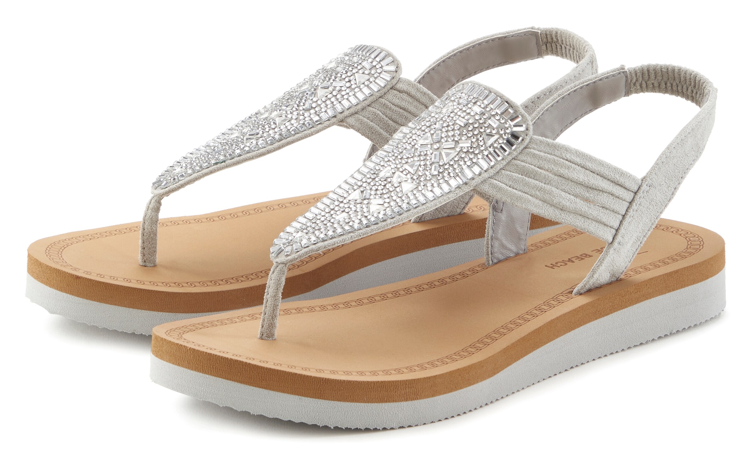 VENICE BEACH - Sandalias de dedo en gris