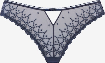 LASCANA Tanga – modrá: přední strana
