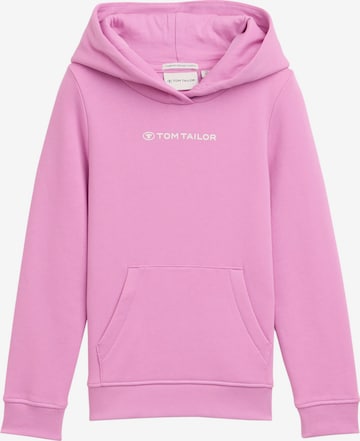 TOM TAILOR Sweatshirt in Pink: front