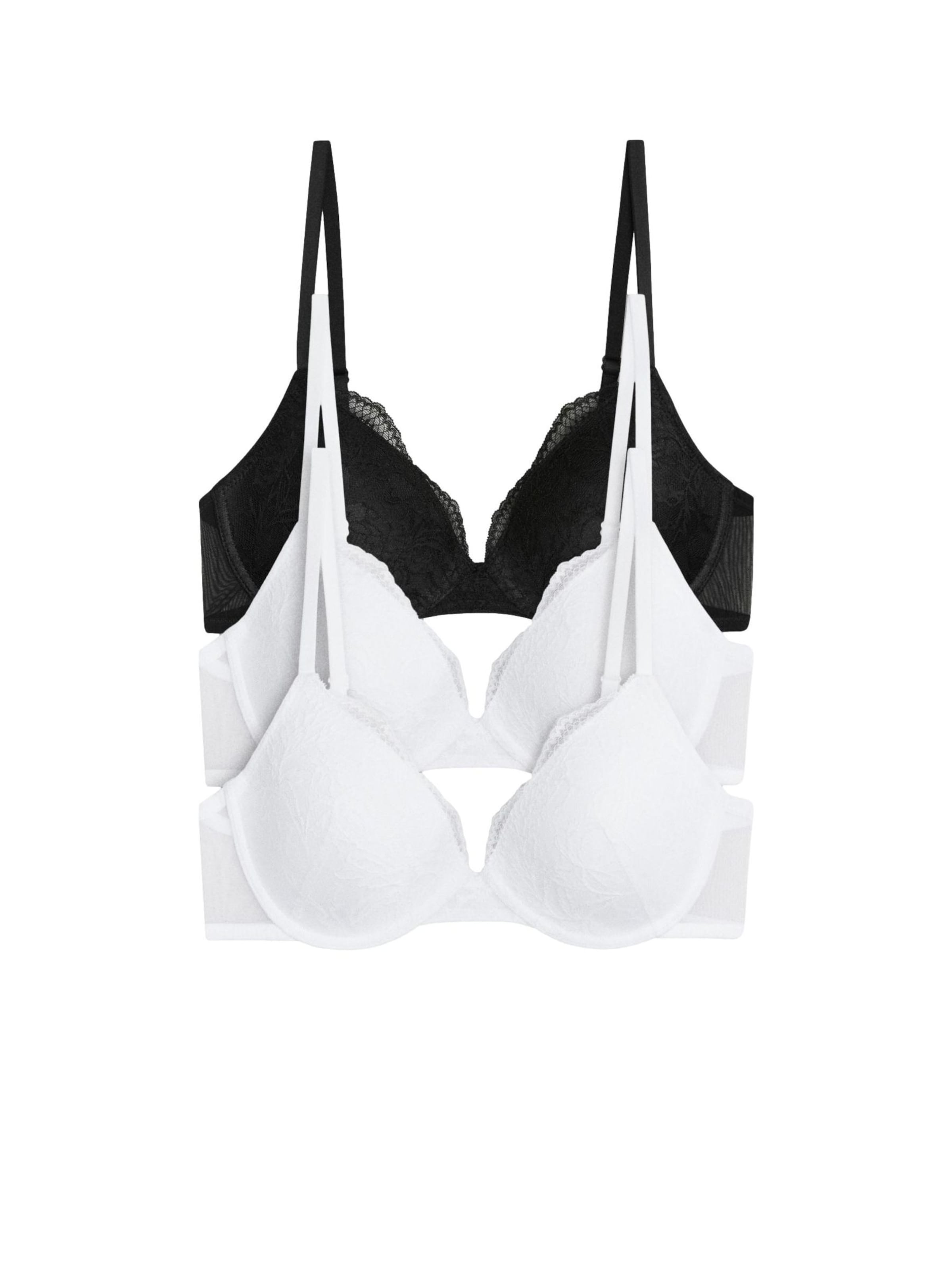 Soutien-gorge The Set en noir : devant