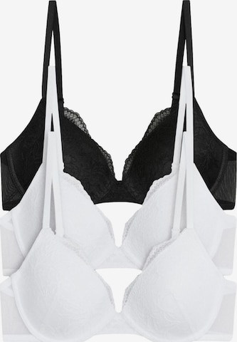 Soutien-gorge The Set en noir : devant