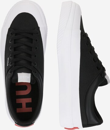 HUGO Platform trainers 'Dyer' in Black