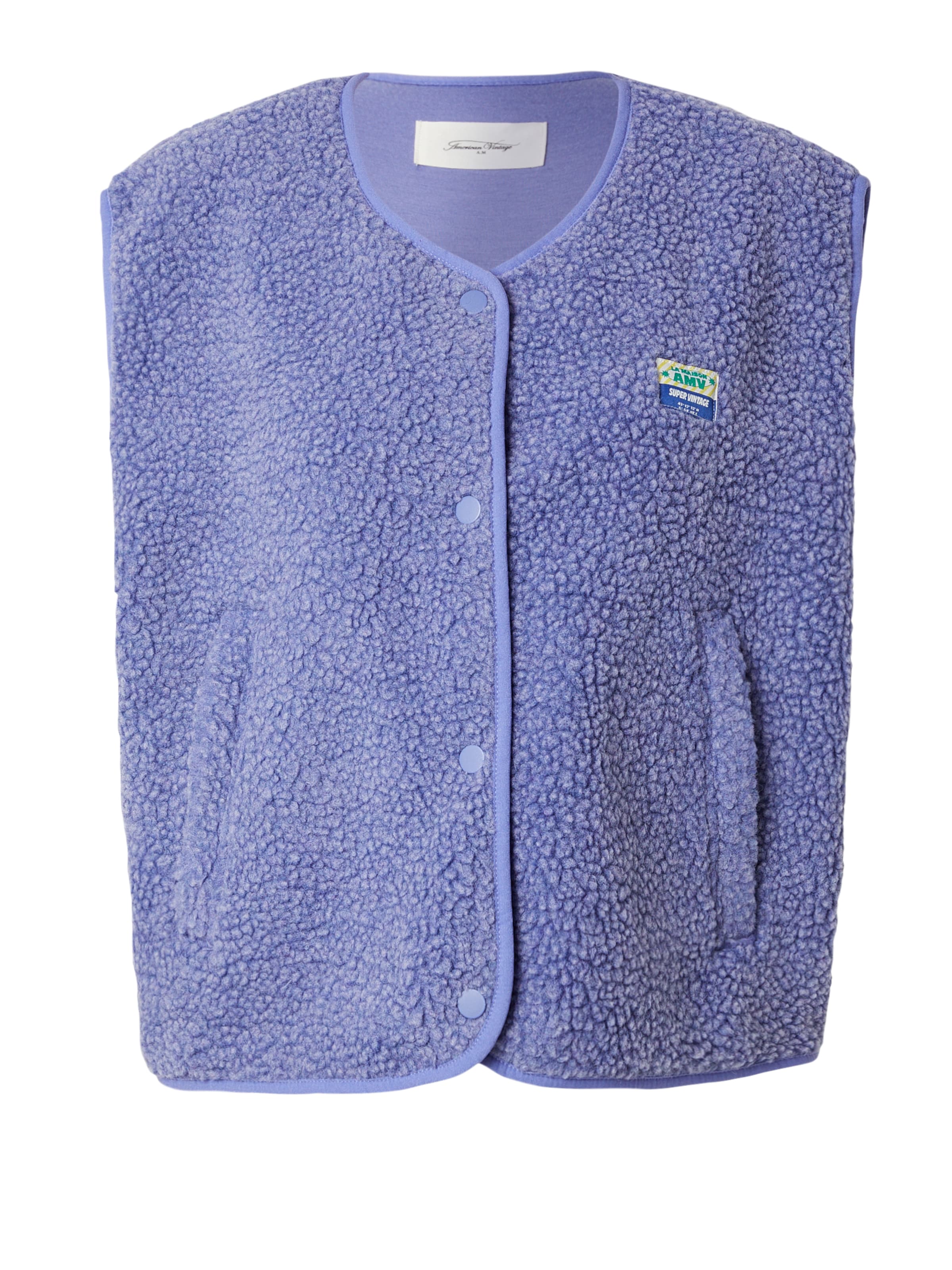 AMERICAN VINTAGE Γιλέκο 'HOKTOWN' σε λιλά: μπροστά