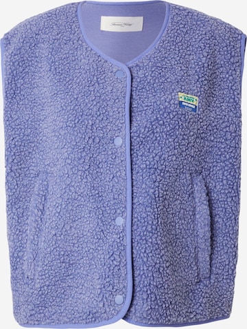 Gilet 'HOKTOWN' AMERICAN VINTAGE en violet : devant