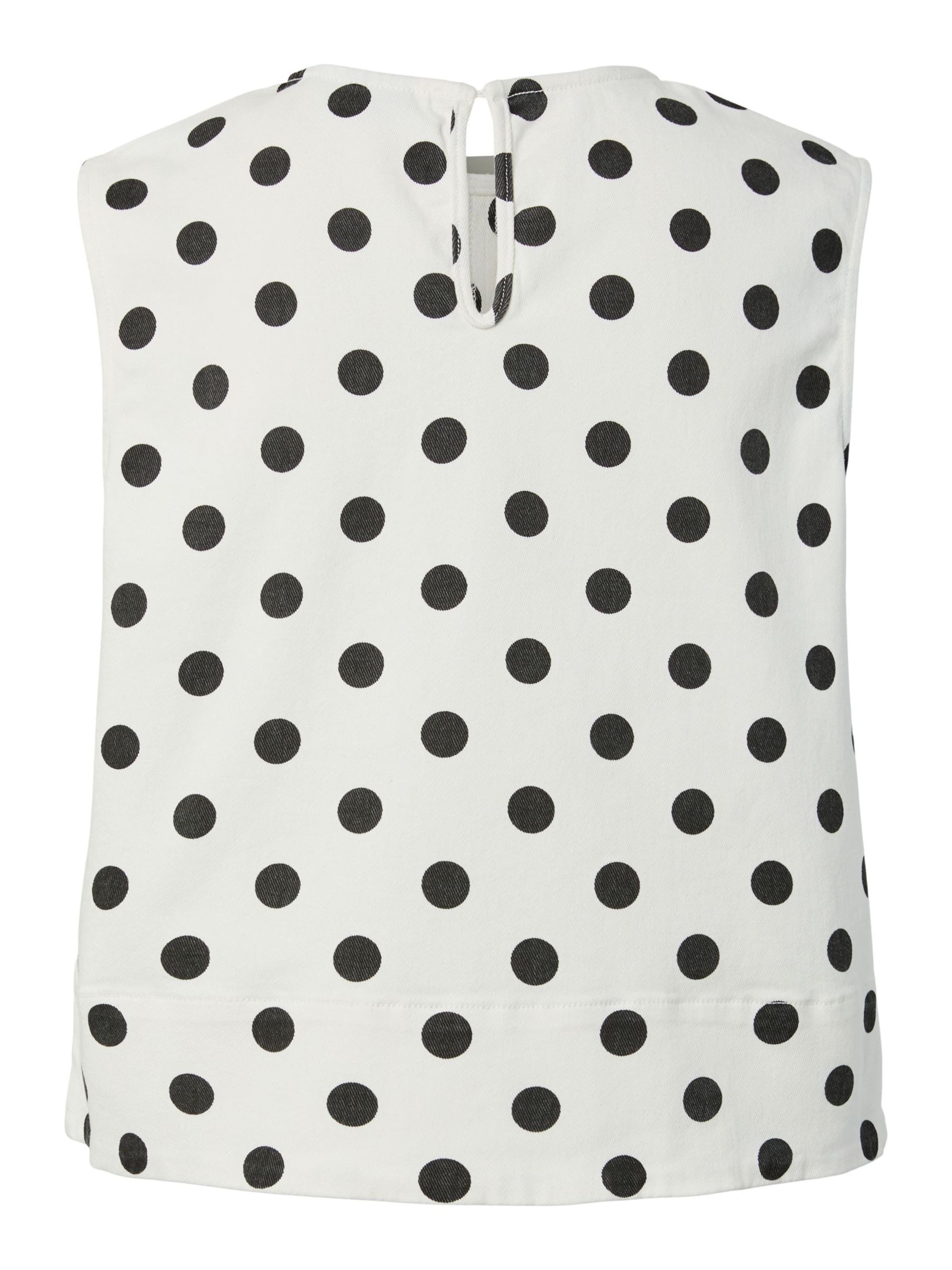 PIECES - Top 'PCSALUME' en blanco