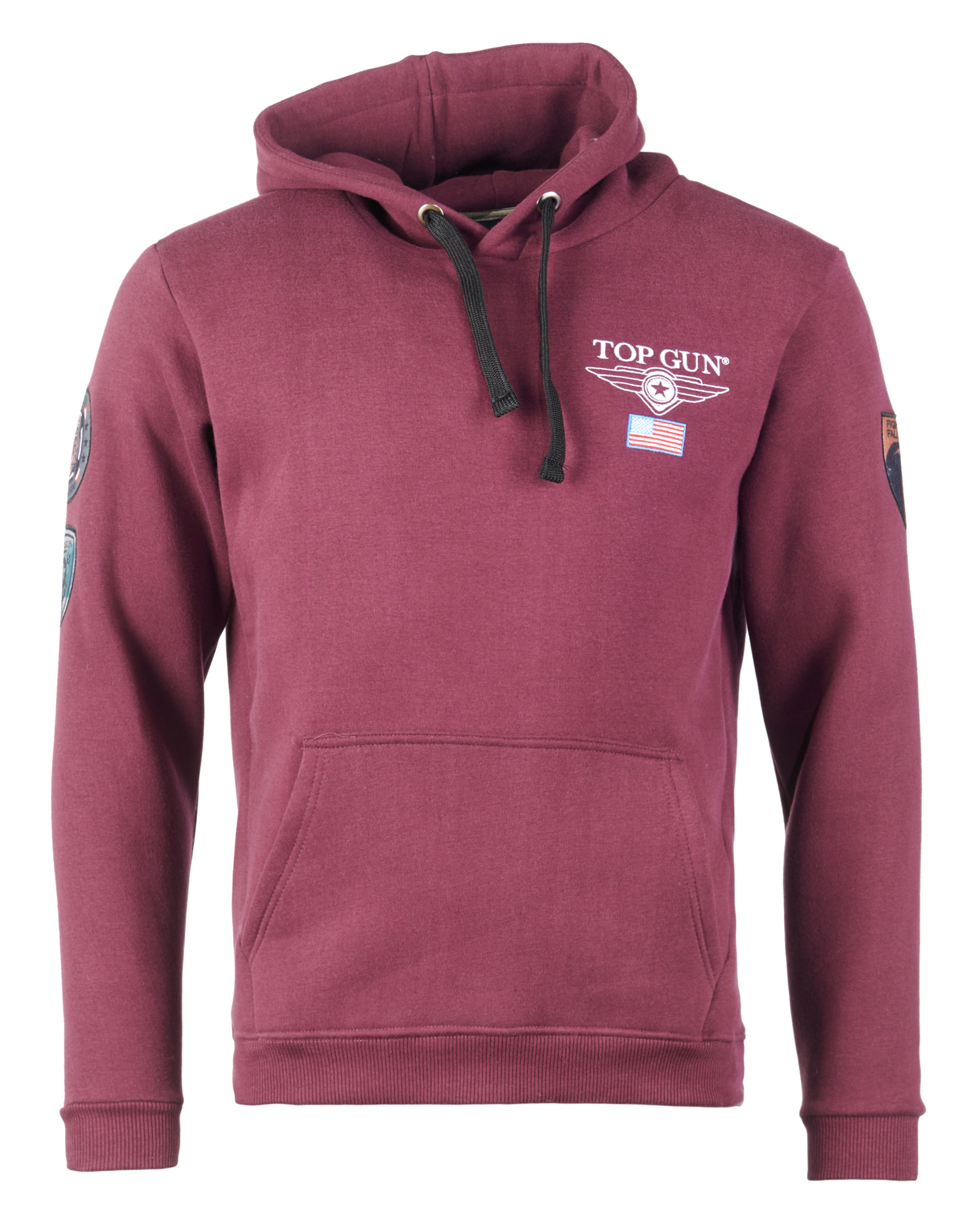 TOP GUN Sweatshirt in Rood: voorkant