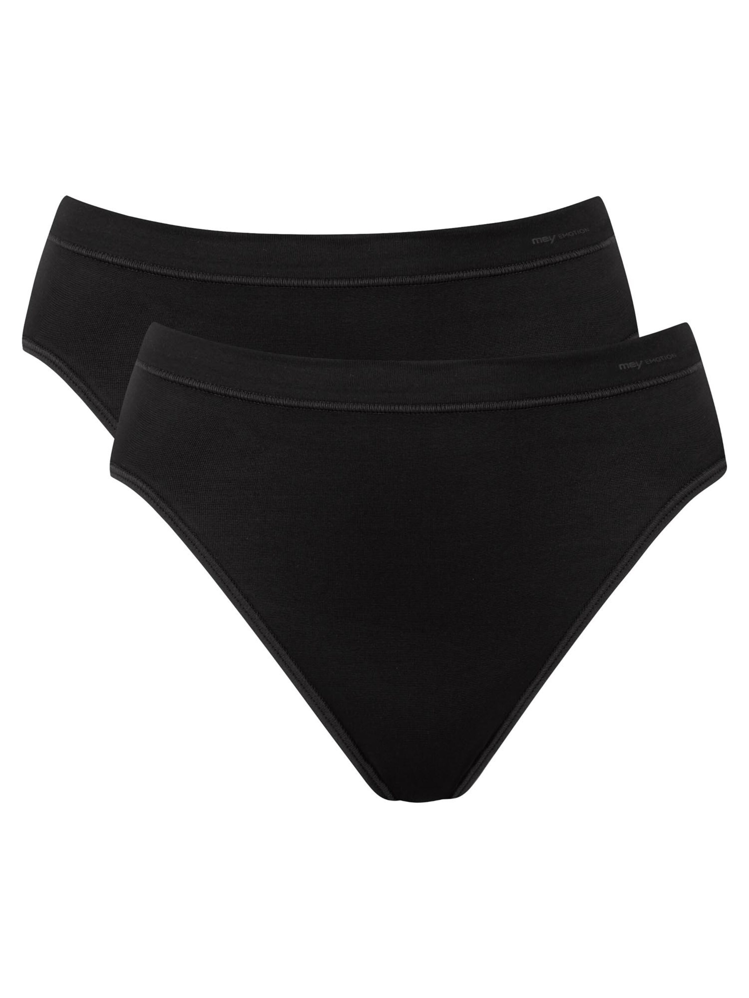 Mey Slip 'Emotion'‌‌‌ in Schwarz: Vorderseite