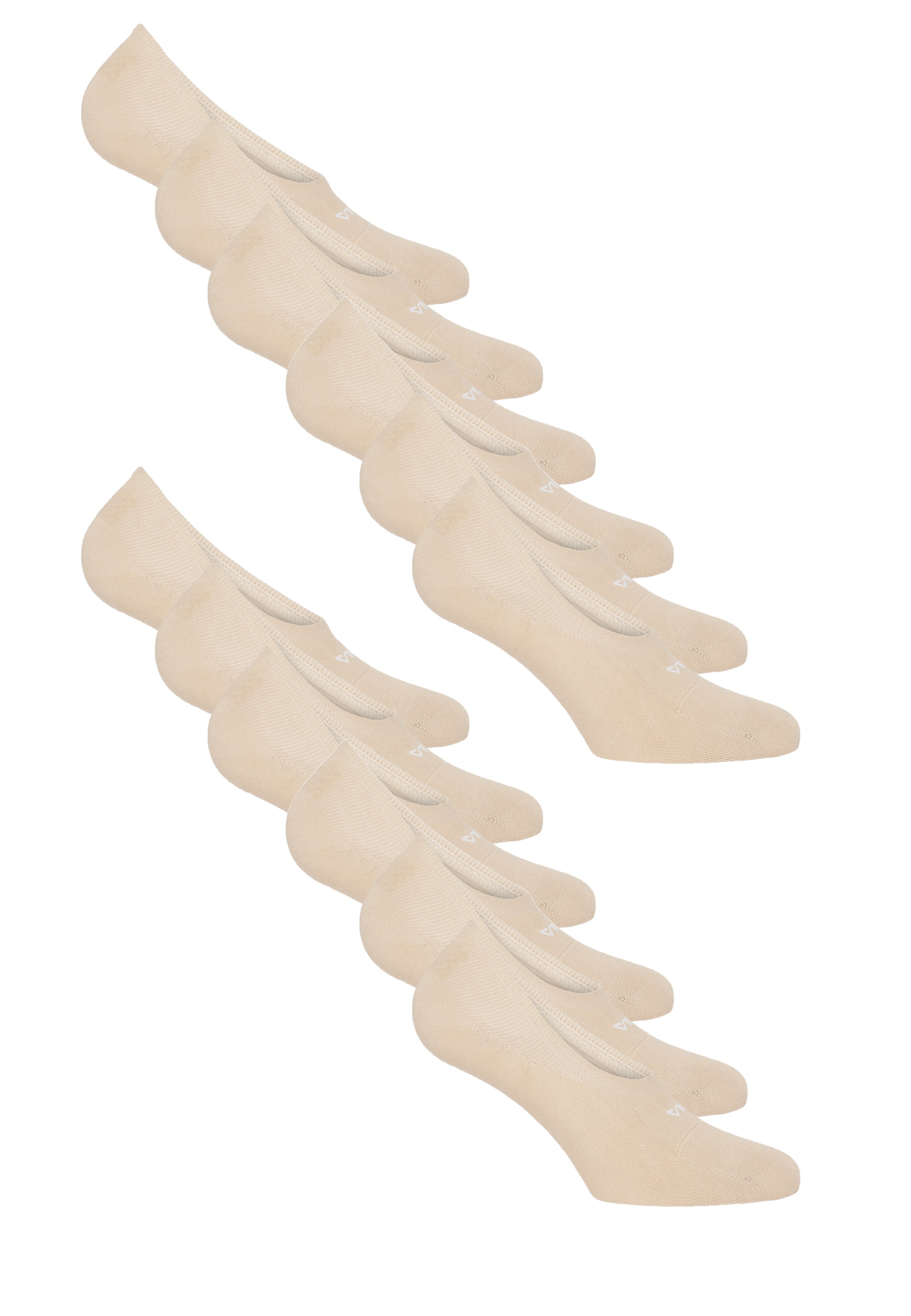 FILA Ankle Socks in Beige: front