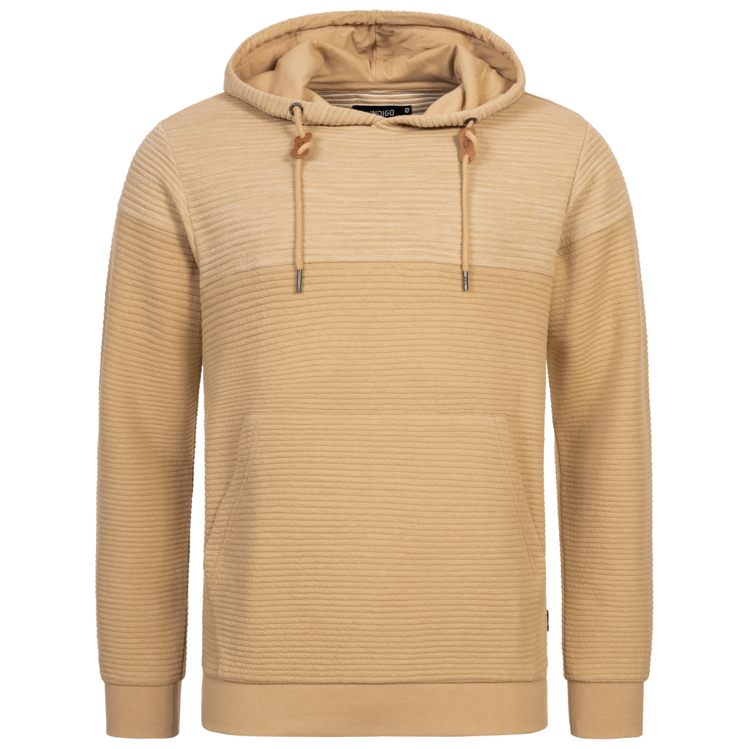 INDICODE JEANS Sweater in Beige: front