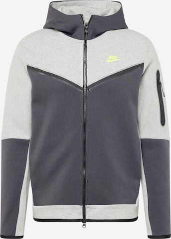 Giacca di felpa di Nike Sportswear in grigio: frontale