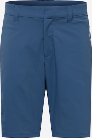 JACK WOLFSKIN Outdoor hlače 'OVERLAND' | modra barva: sprednja stran