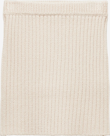 MANGO Skirt 'BAHAMAS' in Beige: front