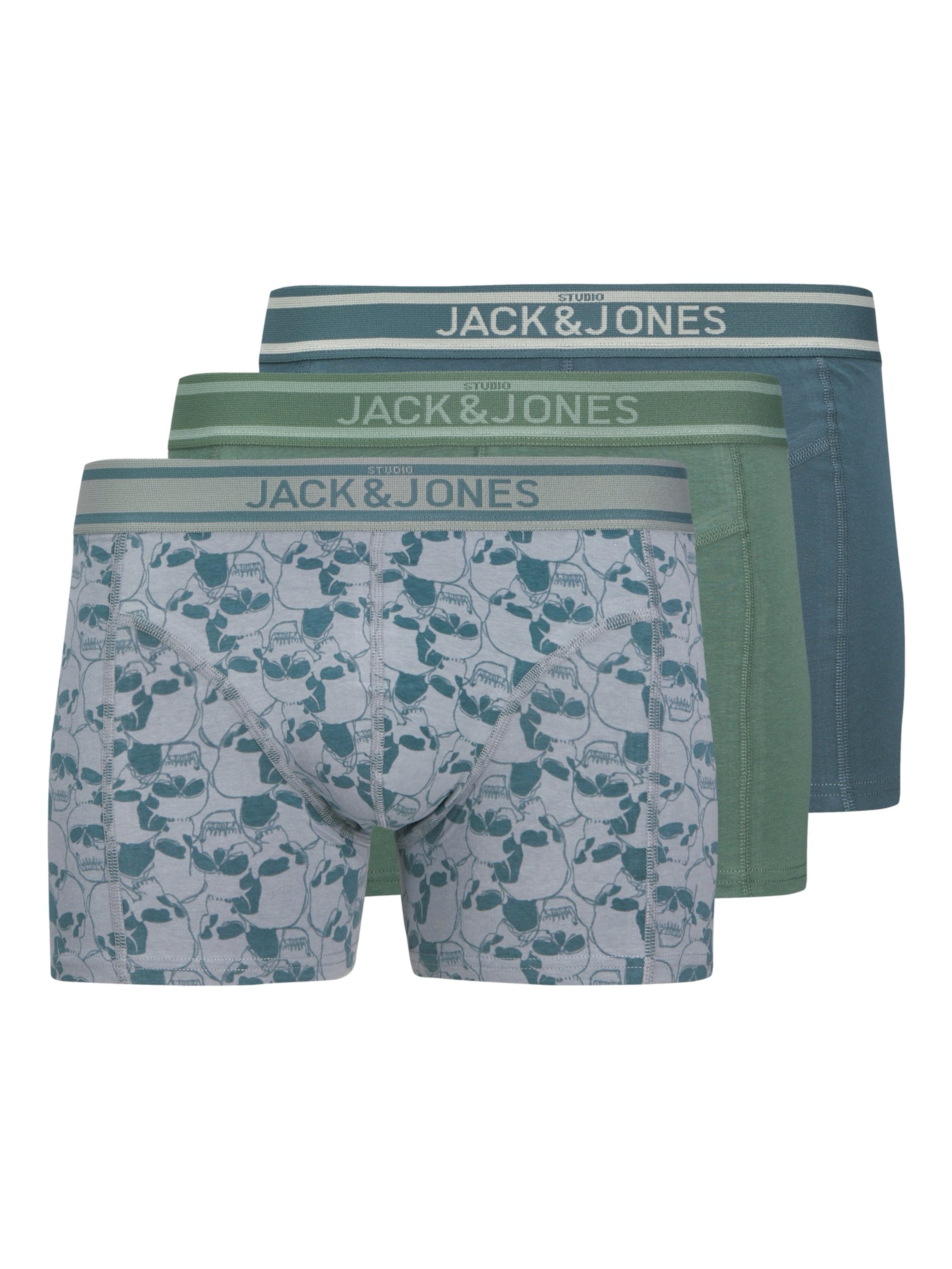 Boxers 'JACLUKE' JACK & JONES en bleu : devant