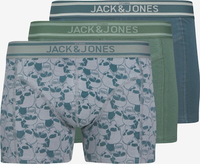 Boxer trumpikės 'JACLUKE' iš JACK & JONES, spalva – tamsiai mėlyna jūros spalva / opalo / žalia, Prekių apžvalga