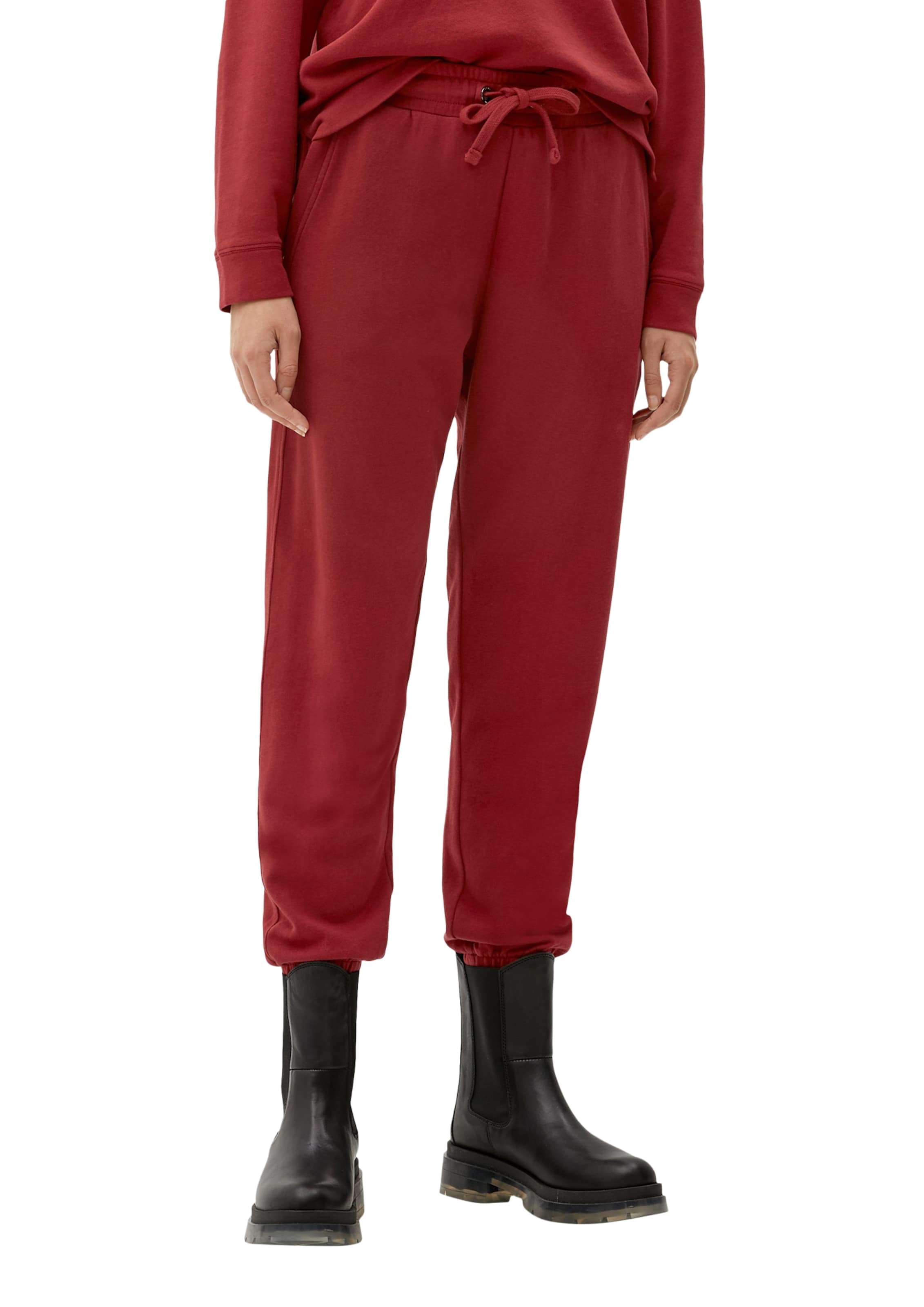 Effilé Pantalon s.Oliver en rouge : devant