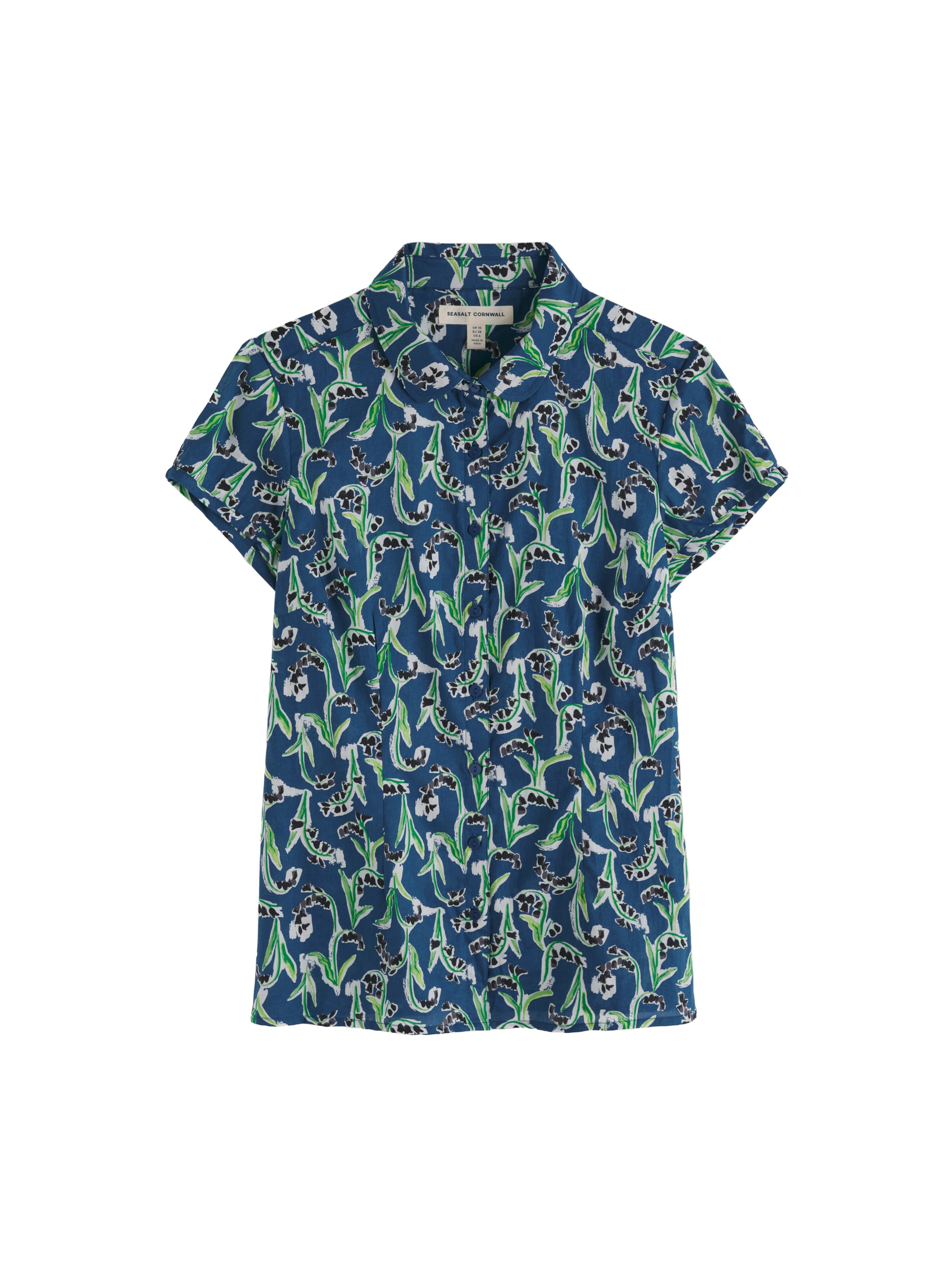 Chemisier 'Rushmaker' Seasalt Cornwall en bleu : devant