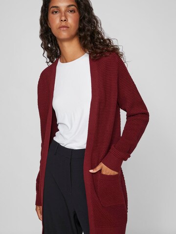 Cardigan 'VIDALO' VILA en rouge
