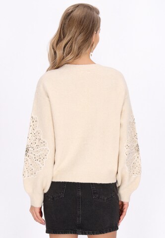 IZIA - Cárdigan en beige