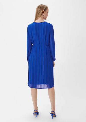 COMMA Dress in Blue: back