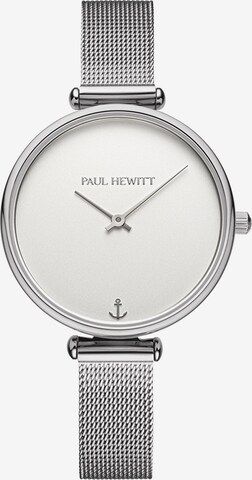 Paul Hewitt Analog Watch in Silver: front