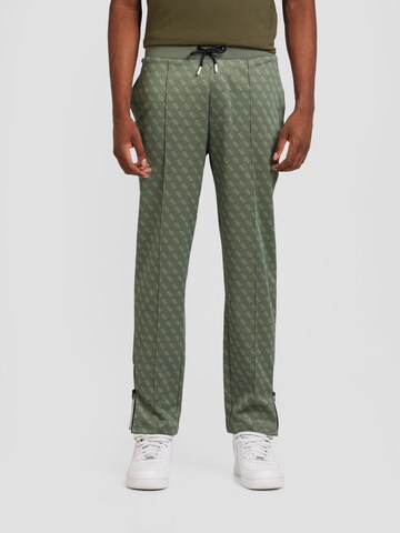 GUESS Slimfit Hose 'KORBIN' in Grün: Vorderseite