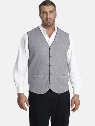 Charles Colby Vest 'Kevan' in Grey: front