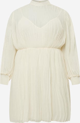 Guido Maria Kretschmer Curvy Collection فستان 'Cindy' بـ أبيض: الأمام