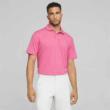 PUMA Performance Shirt 'PALM TREE' in Pink: front
