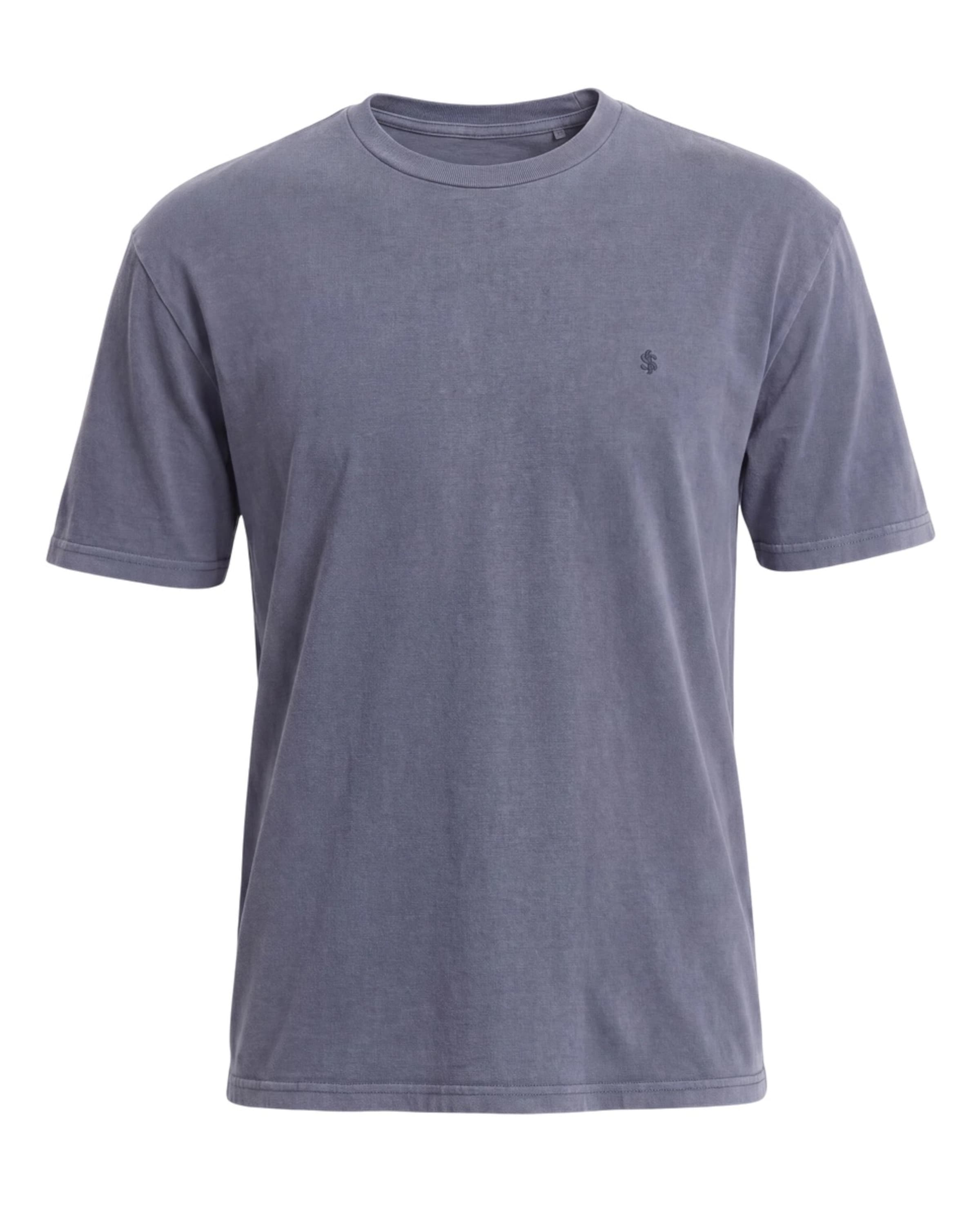 Volcom T-Shirt 'SOLID STONE' in Blau: Vorderseite