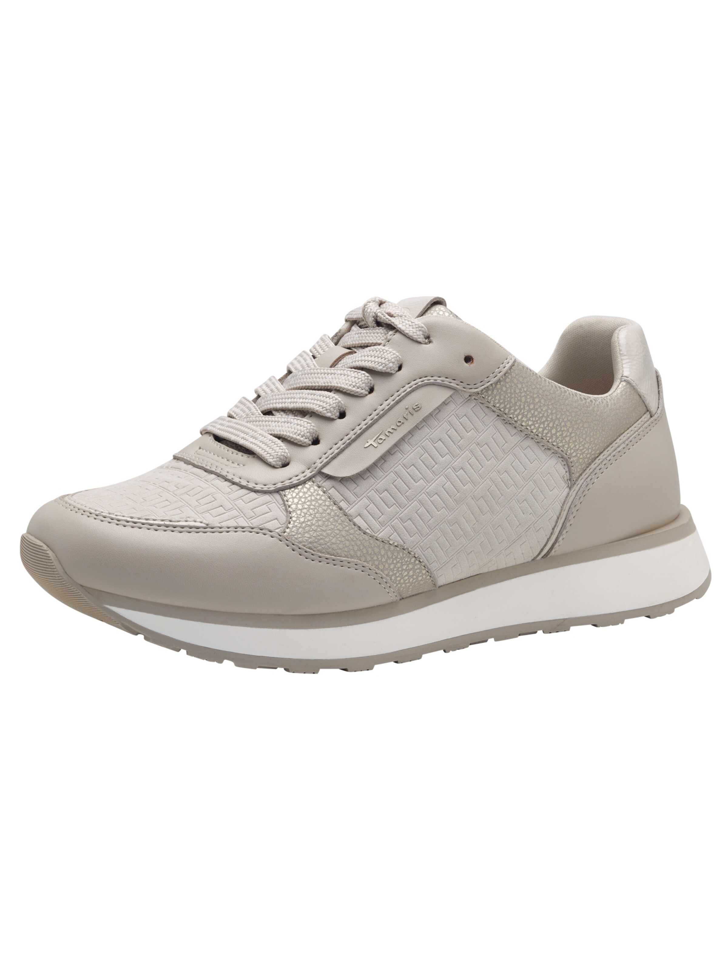 Tamaris Sneakers in Beige: front