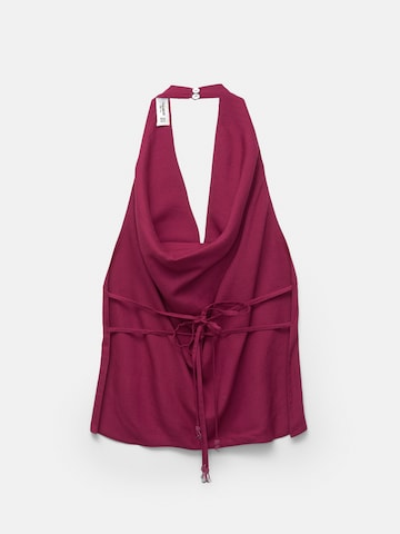 Haut Pull&Bear en rouge