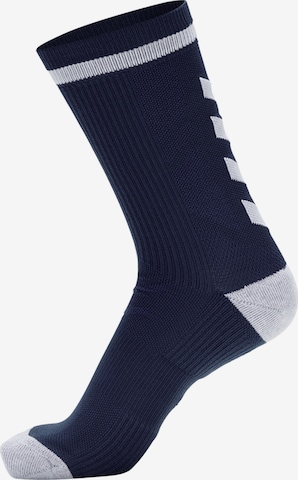 Hummel Athletic Socks 'ELITE INDOOR' in Blue: front