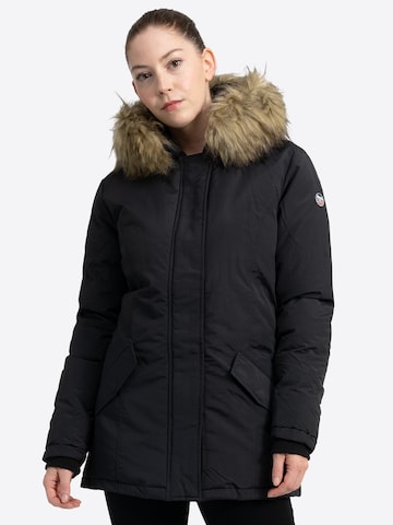 Parka d’hiver 'Kimmeridge' LONSDALE en noir : devant