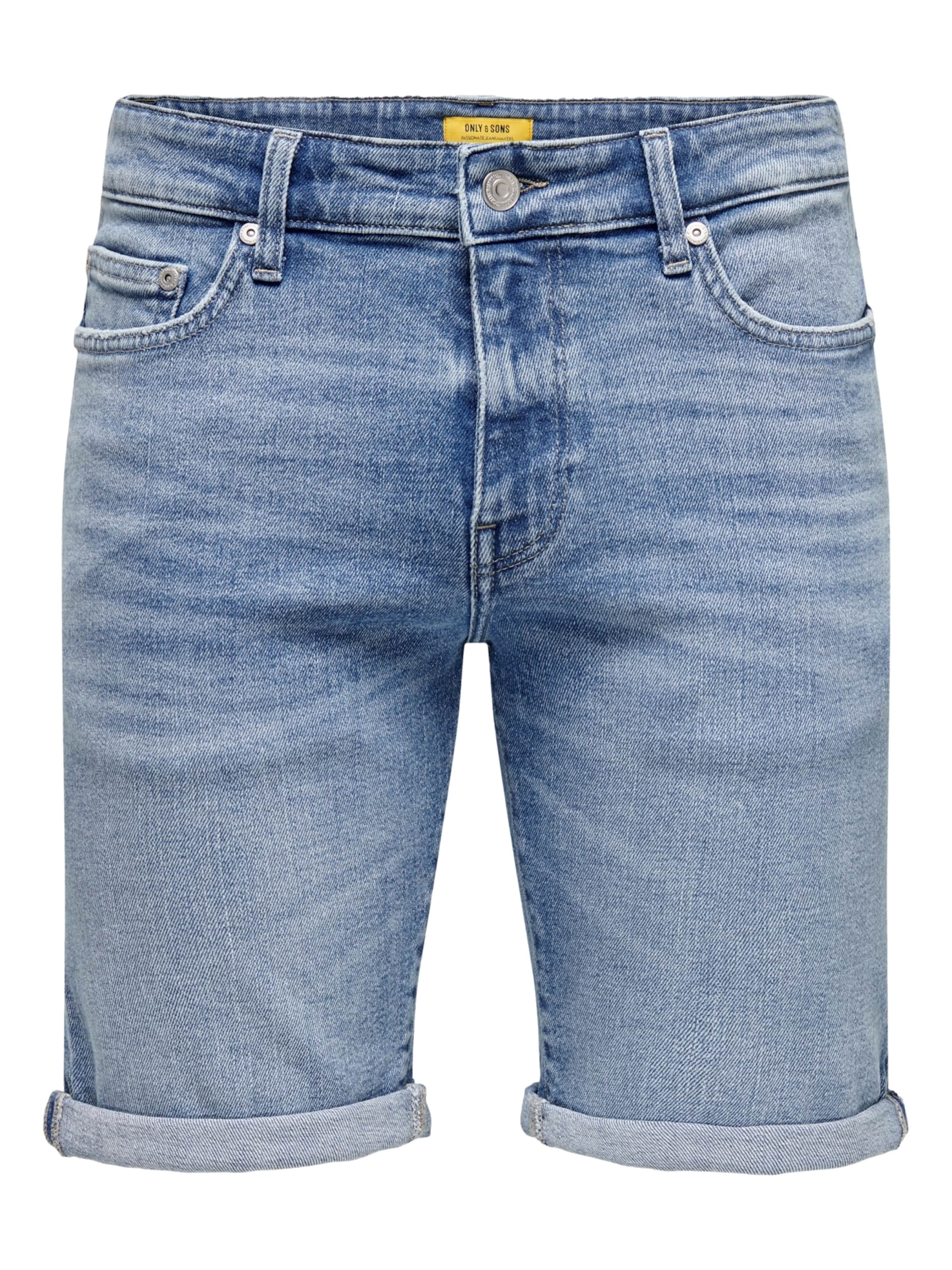 Only & Sons Štandardný strih Džínsy 'Ply MBD 8772' - Modrá: predná strana