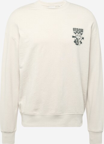 Sweat-shirt 'DIRK' JACK & JONES en beige : devant