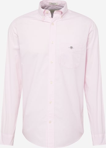 GANT Regular fit Button Up Shirt in Pink: front