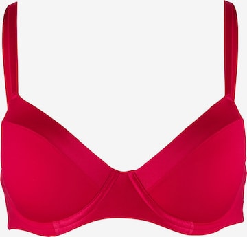 CALIDA T-shirt Bra in Red: front