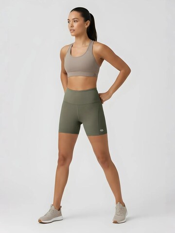 Tommy LifeSkinny Tajice 'Gamaschen' - zelena boja