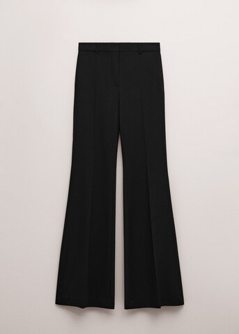 MANGO Flared Pants in Black