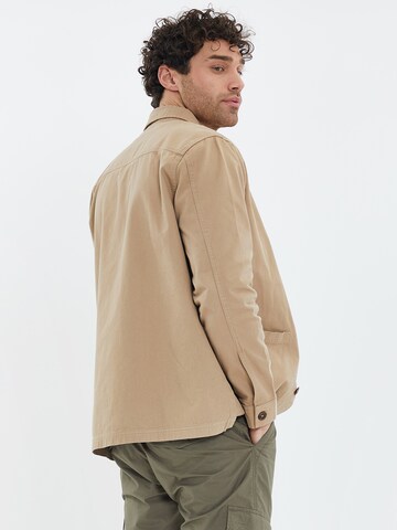 Threadbare Regular Fit Overgangsjakke 'Sunter' i brun